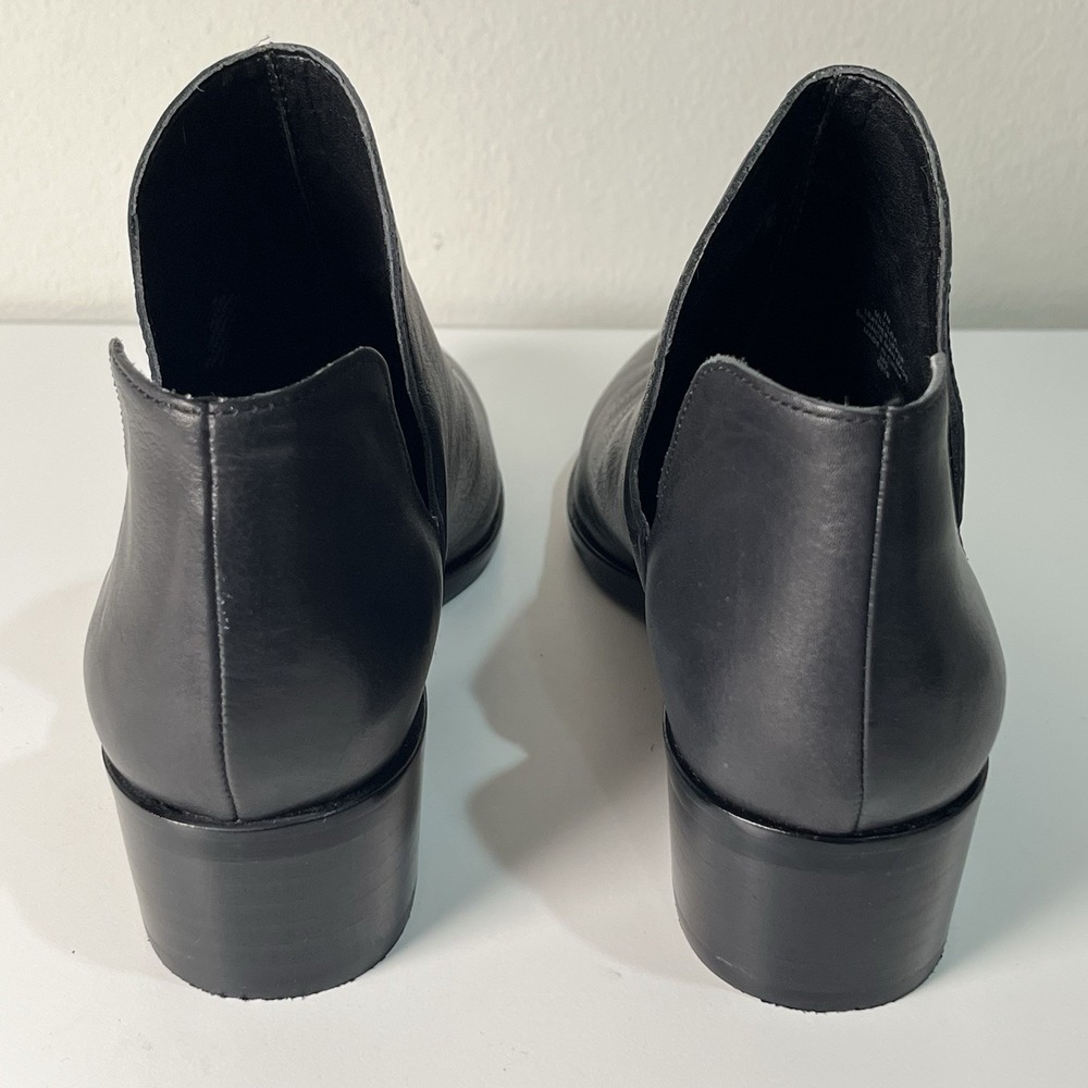 Marc Fisher Women's Yilda Cut Out Black Leather‎ Boots Sz 7 Western Bootie - Picture 4 of 10